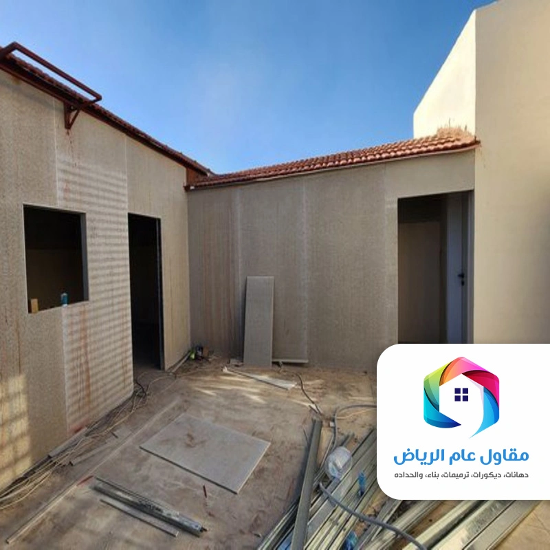 بناء ملحق اسمنت بورد بالرياض