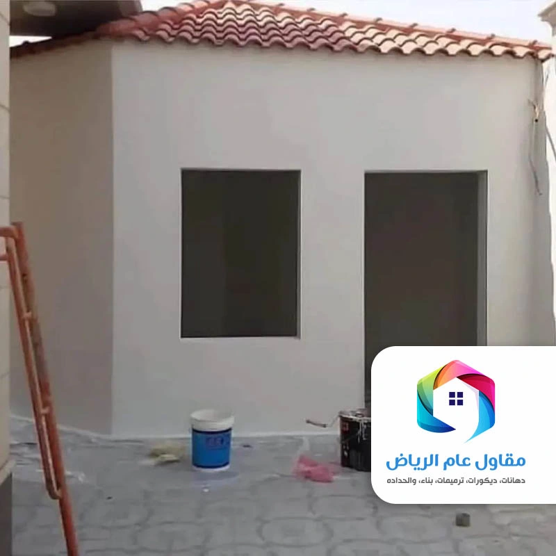 بناء ملحق خارجي قرميد بالرياض