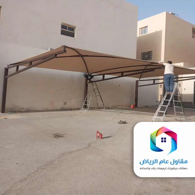 مظلات مواقف سيارات حي العليا