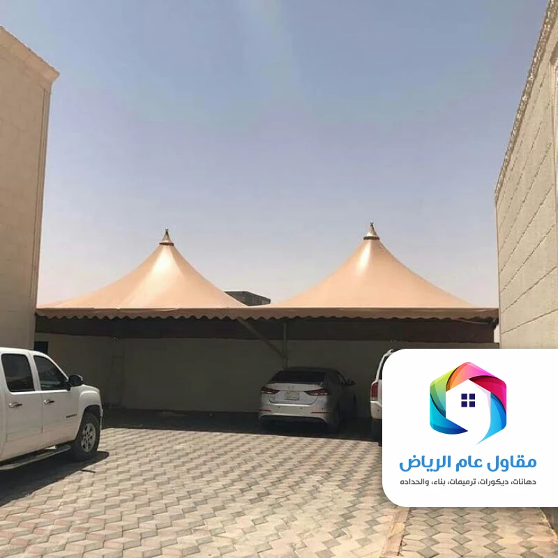 تصاميم مظلات سيارات حي الرحمانية