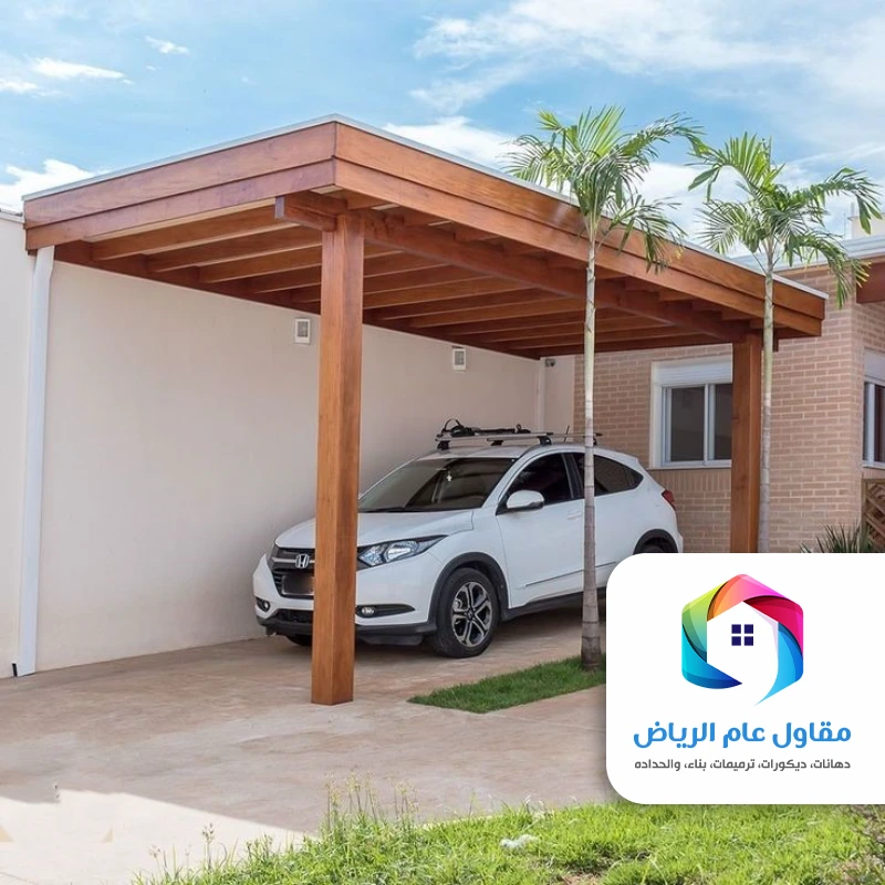 اشكال مظلات السيارات بحي حطين