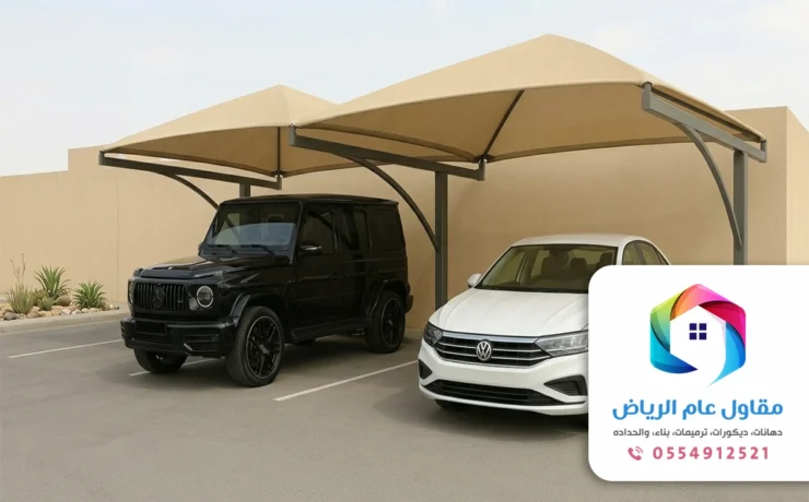 تركيب مظلات سيارات شمال الرياض