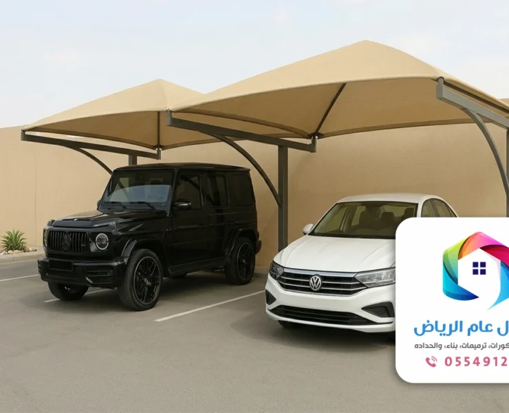 تركيب مظلات سيارات شمال الرياض