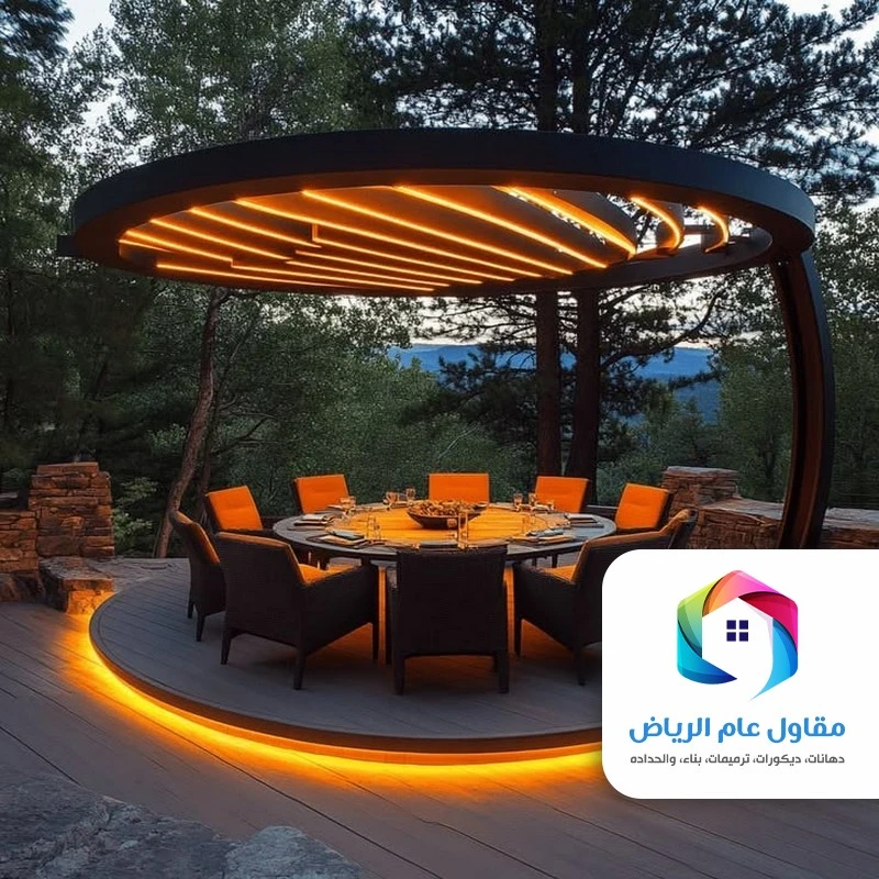 جلسات دائرية خارجية حي الرحمانية