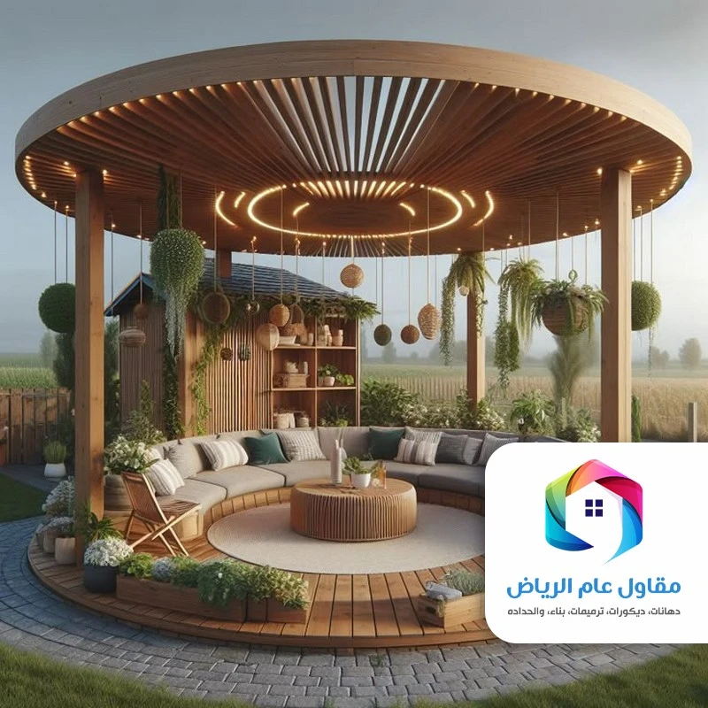 جلسات دائرية خارجية حي الرحمانية
