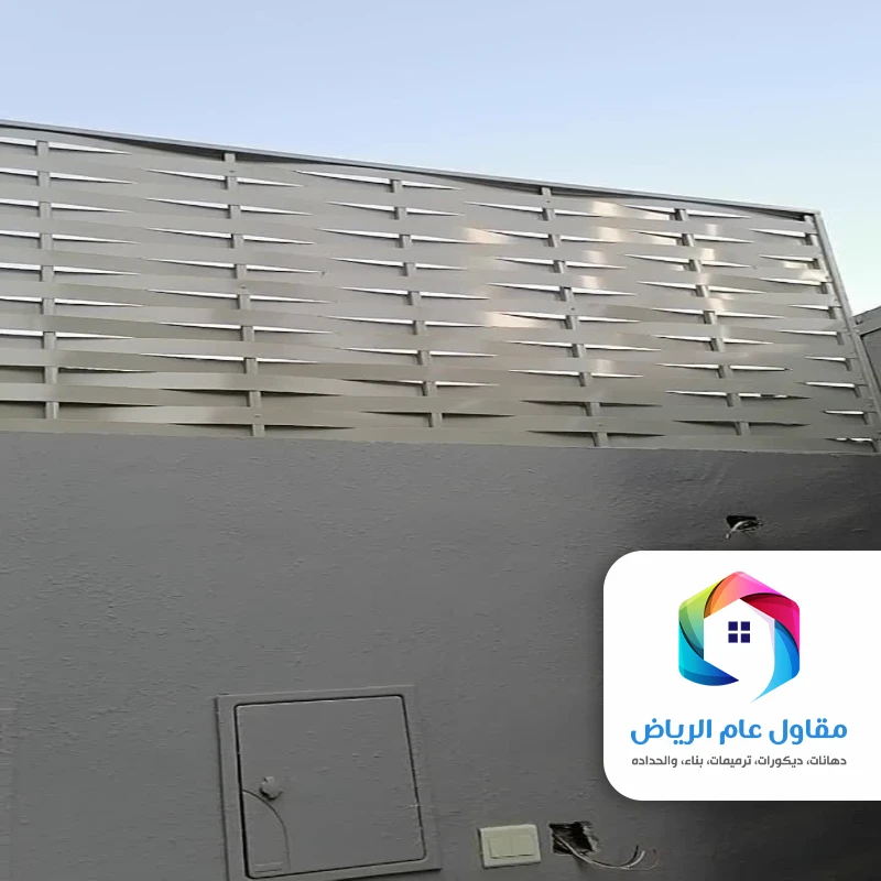 سواتر حديد مجدول بحي المحمدية