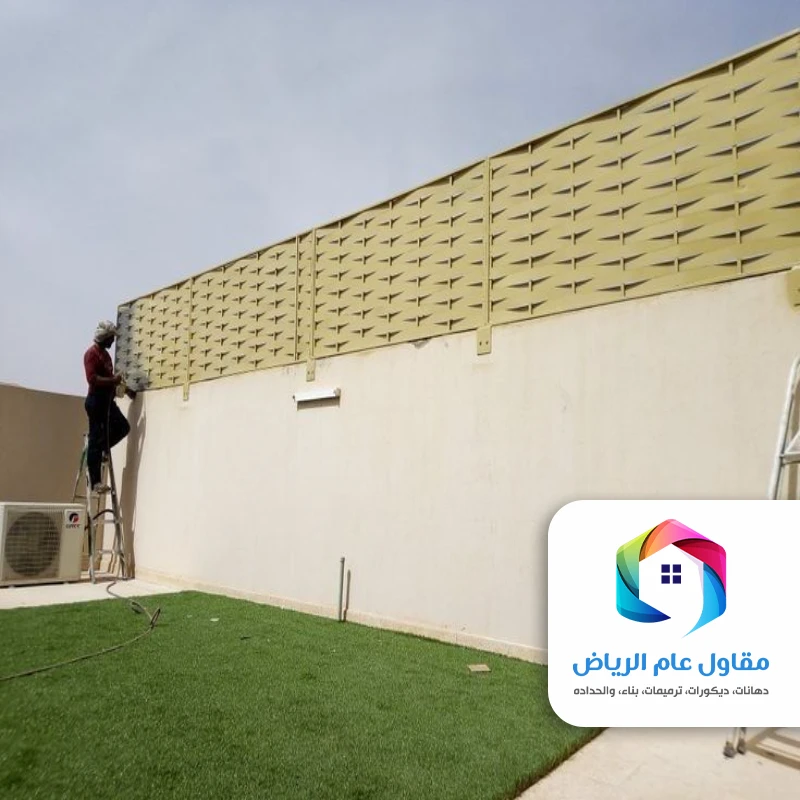 سواتر حديد مجدول بحي المحمدية